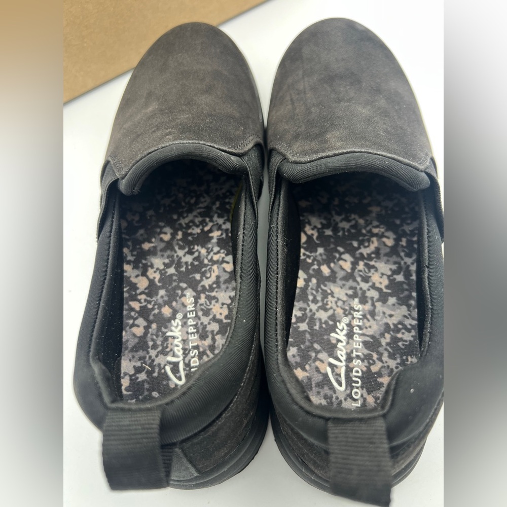 Clarks CLOUD STEPPERS Breeze Bali Women’s Size 7W EU 37.5 Black. Comfort Shoe - Picture 12 of 15